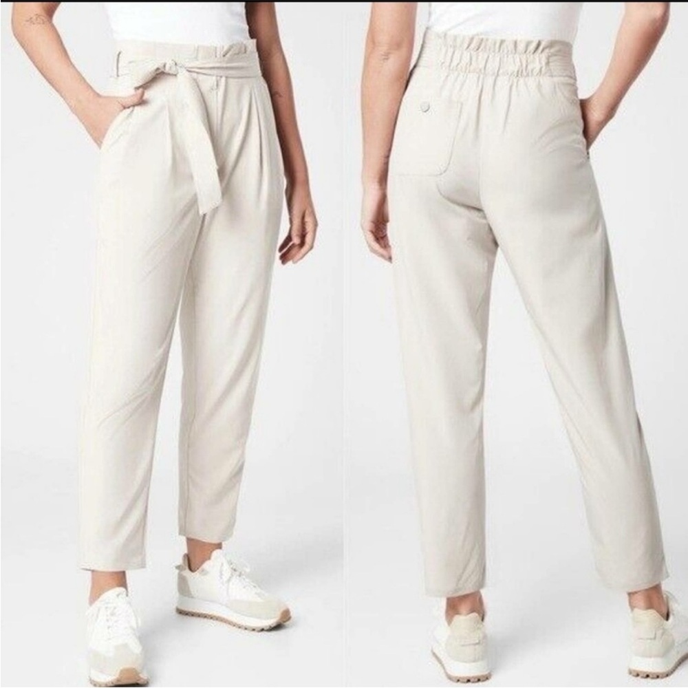 ATHLETA | skyline pant II cream sz 6 - Picture 2 of 11
